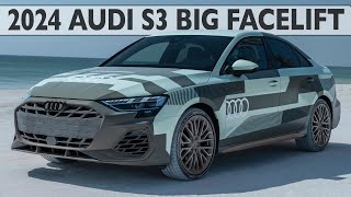 FIRST DRIVE 2024 AUDI S3 333HP  BIGGEST AUDI FACELIFT IN YEARS More power drift mode and more [upl. by Nylauqcaj]