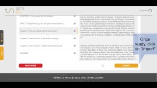 StreetLib Tutorial Get your manuscript on StreetLib Write [upl. by Adai]