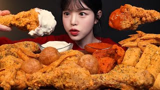 SUB뿌링클 특집🍗✨닭다리 핫뿌링클 치즈볼 뿌링치즈스틱 핫도그 사이드까지 치킨 꿀조합 리얼사운드 Bburingkle Chicken Mukbang Asmr [upl. by Leia740]