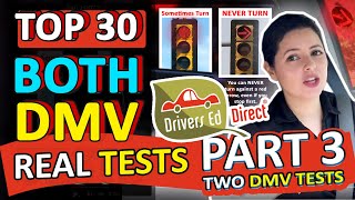 2024 DMV Knowledge Practice Test and the California DMV Driving Test Part 3 Two DMV Tests in One [upl. by Tenahs111]