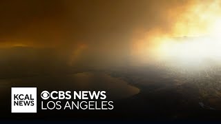 Airport Fire explodes in size as it begins to move towards homes in Riverside County [upl. by Queena]