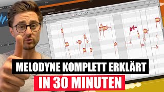 Melodyne 5 einstellen wie die Profis  erklärt in 30 Minuten Tutorial deutsch  abmischenlernende [upl. by Bradley227]