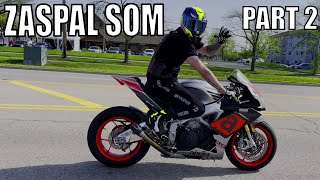 POV Keď máš viac koní ako IQ  APRILIA RSV4 RR  PART 2  ADHD Motovlog [upl. by Odranoel]