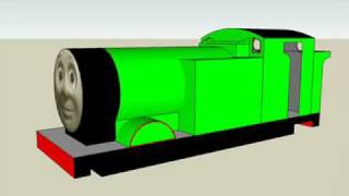 Thomas The Tank Engine on Google Sketchup [upl. by Scrope]