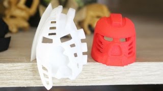 Bionicle Shapeways Kanohi of Light and Shadow amp Tahu Prototype [upl. by Ailina912]