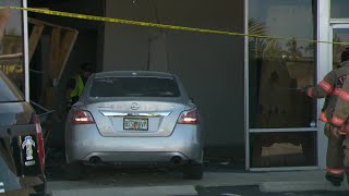 Car crashes into Fort Myers tile and cabinet store days before grand opening [upl. by Akelam]