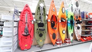 Buying FIRST KAYAK on a WALMART budget on the WATER REVIEW [upl. by Luella]