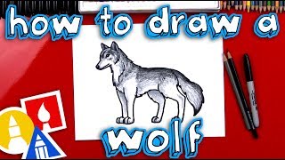 How To Draw A Realistic Wolf [upl. by Oiromed]