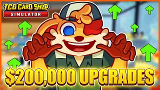 SPENDING 200000 ON THE MAJOR LAST UPGRADES TCG CARD SHOP SIM EP 10 [upl. by Maeve]