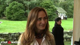 Diane Farr red carpet interview at 2014 Hamptons International Film Festival [upl. by Nodarb]