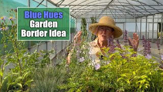 How to Build a Border with Blue Hues Garden Perennials [upl. by Pang]