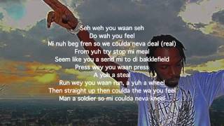 Mavado  The Messiah Lyrics Video HD [upl. by Kwapong]