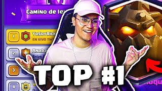 MAZO DEL TOP 1 DE CLASH ROYALE  YoSoyRick [upl. by Anemolif104]