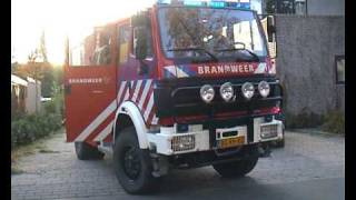 161009 Uitruk brandweer Lunteren [upl. by Eilsel]