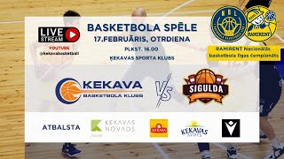 BK Ķekava RAMIRENT Nacionālās Basketbola līgas 20232024 spēle BK Ķekava vs BK SiguldaModern house [upl. by Wiley]