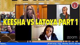 Live Court Cam KEESHA VS LATOYA Part 1 [upl. by Ahsiekar]