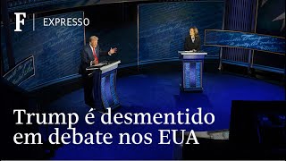 Trump é desmentido pela 2ª vez em debate após dizer que imigrantes estariam comendo cachorros [upl. by Ricki]