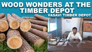 Vasavi Timber Depot  Andhra Ballarshah Teak Wood amp Sal Wood  MoulaAli  Zoneaddscom [upl. by Notsruht]