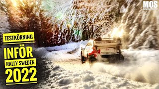 Testkörning inför Rally Sweden 2022 [upl. by Aizitel]