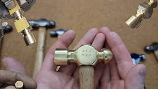 DIY Everything Homemade Brass Ball Pein Hammer [upl. by Samohtnhoj374]