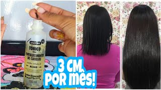 TÔNICO CASEIRO DE ALHO TURBINADO PARA CRESCER CABELO E ACABAR COM A QUEDA CAPILAR [upl. by Haswell595]