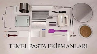 PASTA YAPMAK İÇİN TEMEL PASTACILIK EKİPMANLARI  PASTA MALZEMELERİ [upl. by Draillih195]