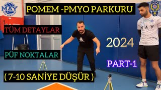 POMEM PMYO PARKURU TÜM TAKTİKLER PÜF NOKTALAR 710 SANİYE GELİŞİM  pmyo pomem polis [upl. by Kendell393]