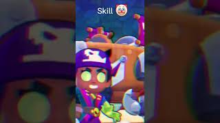 Skill🤡 vs skill💀 brawlstars supercell brawl gaming [upl. by Turrell242]