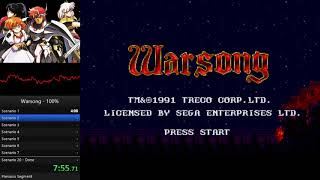 Warsong Genesis 1991 100 Speedrun  53808 [upl. by Dix]