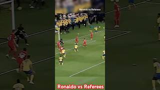 Ronaldo vs Referees football footballshorts footballskills footballedits footballplayer foryou [upl. by Dina]