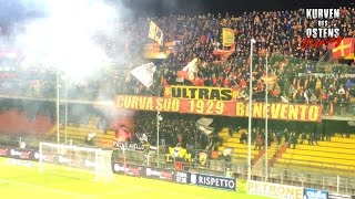 Benevento Calcio 00 Vicenza Calcio 21042017  Tifo [upl. by Glynias]