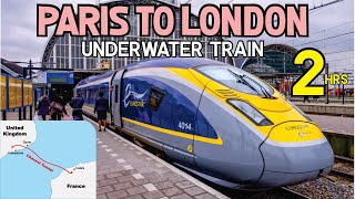 Eurostar Paris to London Underwater Super Fast Train [upl. by Rufus]