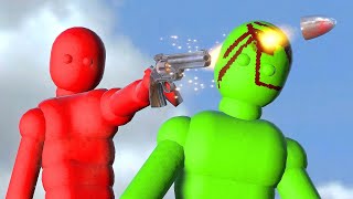 Dynamic NPCs Fight in Realistic Simulations with Active Ragdoll Physics [upl. by Hasen]