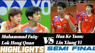 BWF world Junior Badminton championship 2024  China vs Malaysia Mens doubles bwf highlights [upl. by Eiloj779]