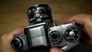 Dfilm La “Edixa Mat Reflex Modelo SL SUISSE” SLR 35mm Breve reseña [upl. by Hpesojnhoj]