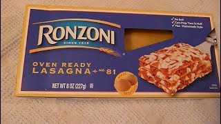 Ronzoni Oven Ready Lasagna Easy Lasagna Recipe [upl. by Atse528]