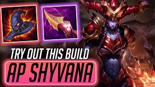 WILD RIFT SHYVANA NEW AP BUILD DOES INSANE DAMAGE [upl. by Melita61]