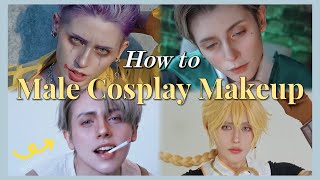 Male Character Cosplay Makeup Tips and Tricks part 2 HOW TO DO ANIME amp IRL BOY COSPLAY MAKE UP [upl. by Oliviero]