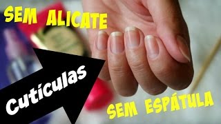 Como remover a cutícula sem usar alicate e espátula  Renata Nicolau [upl. by Frederik]