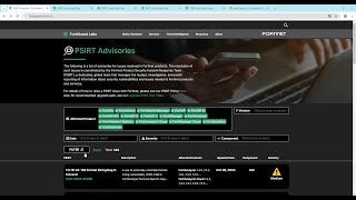 PSIRT Advisories  Novas vulnerabilidades Oct08 Fortinet [upl. by Abbye]