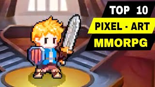 Top 10 Best PIXEL ART MMORPG GAMES on Mobile So Far  Pixel art MMO game to play with massive player [upl. by Eirtemed]