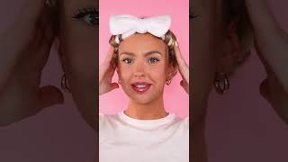 20 Min Headband Curls 💁‍♀️ hair curlyhair beauty [upl. by Lorine]