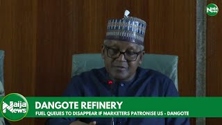 Dangote Claims Fuel Queues To Disappear If Marketers Patronize Us  NaijaNews TV [upl. by Phare]