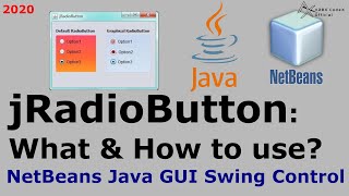 jRadioButton What amp How to Use  Netbeans Java GUI Control  Basics  ARBX CodeX [upl. by Rogozen]