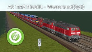 Open Rails  Marschbahn Halycon I AS 1442 I DEAF [upl. by Jerrie743]