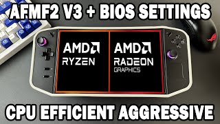 LEGION GO BIOS Settings  AFMF2 V3 with Efficient Aggressive CPU Boost [upl. by Hesler12]