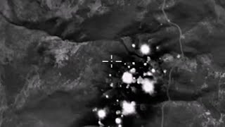 Russian MLRS strike footage from a drone [upl. by Bull919]