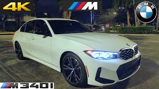 2023 BMW M340i  POV Night Drive 4K Binaural Audio 10 Speaker HiFi Sound System [upl. by William668]