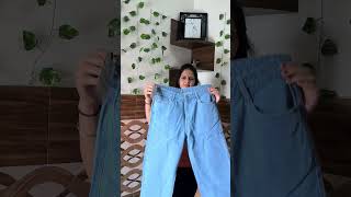 Wide leg jeans from meesho under Rs 600short [upl. by Kaslik]