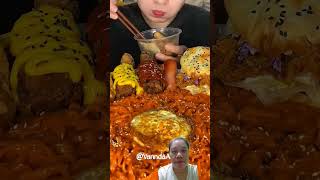 Cheesy food mukbang challenge videos mukbang [upl. by Abeu]